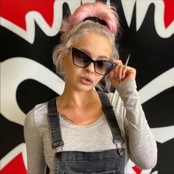 50’s Retro Throwback Cat Eye Sunglasses 😻 FlyGirls Fly Kitten Sunnies - Picture 5 of 17